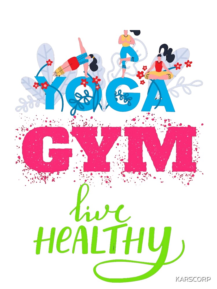Live Healthy Graphic Printed T-Shirt by KARSCORP
