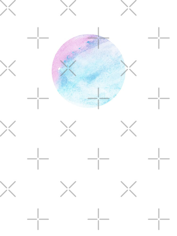 Soft pastel watercolor circles by lausn
