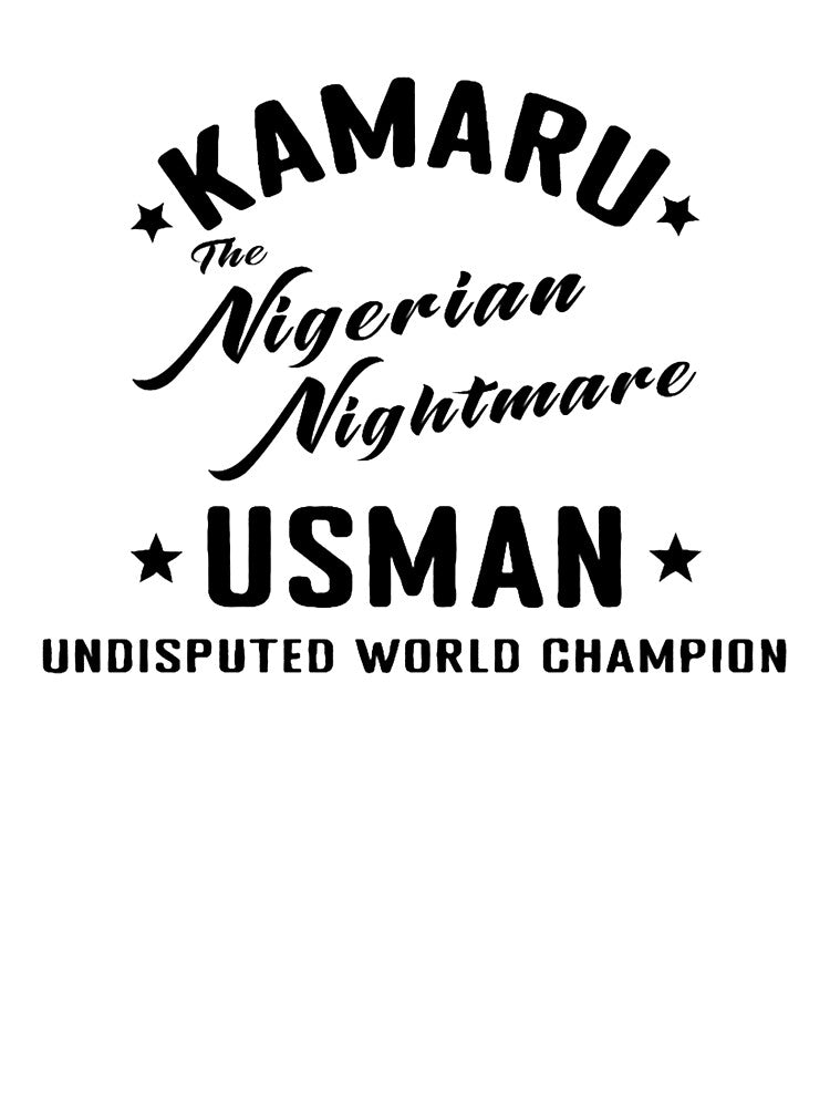 Kamaru Usman Oversized by titushuel