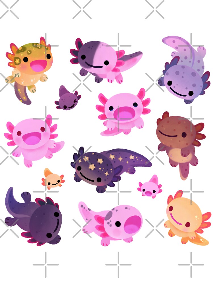 Happy axolotl by pikaole
