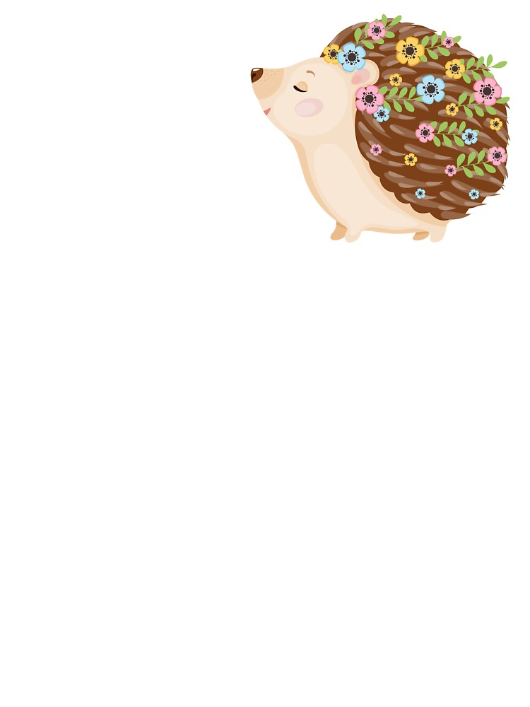 Cute and stylish loungewear - Brown hedgehog by firesimple