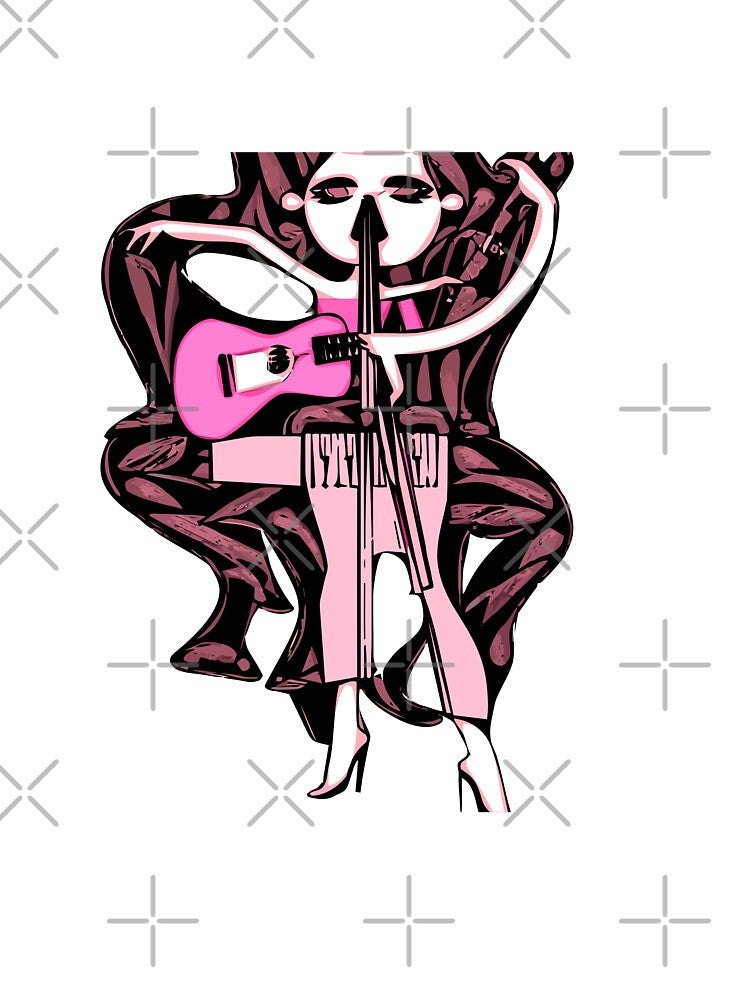 "Dancing with the Guitar" by FunnyShopGirl