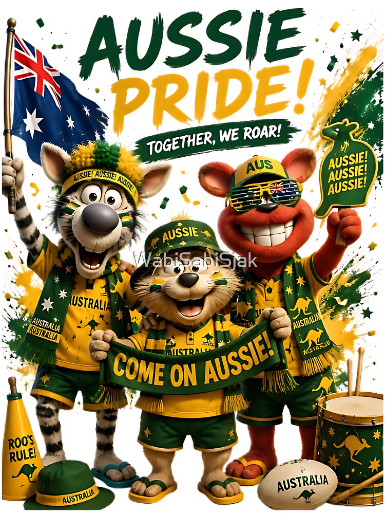 Come On Aussie – Australia World Cup 2026 Fans by WabiSabiSjak