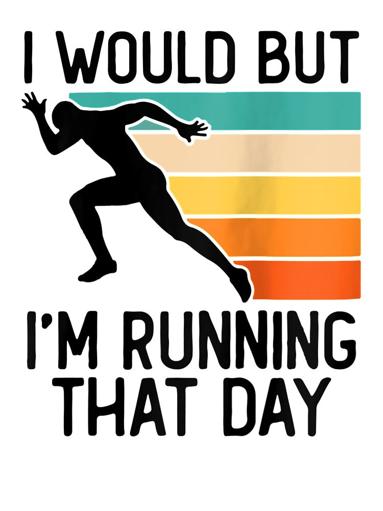 Funny Runner I Would But Im Running That Day Retro Track Raglan Baseball Tee by FelixRiojas