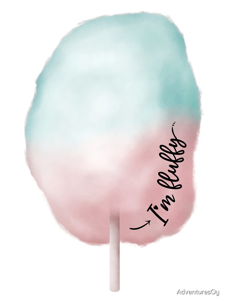I’m a fluffy pink and blue cotton candy by AdventuresOy