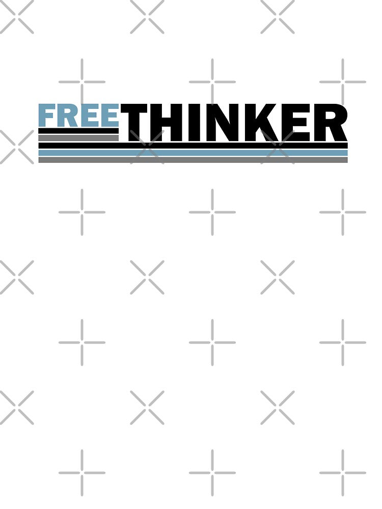 Free Thinker. Typography Design. Simple Quote. Simple Design. Urban Style. Casual Style. by ElenasCorner