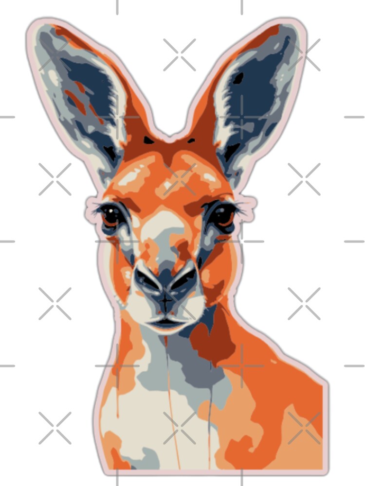 Copia de  Team Kangaroo "Team Koala Meme" drip painting by Animals Fans