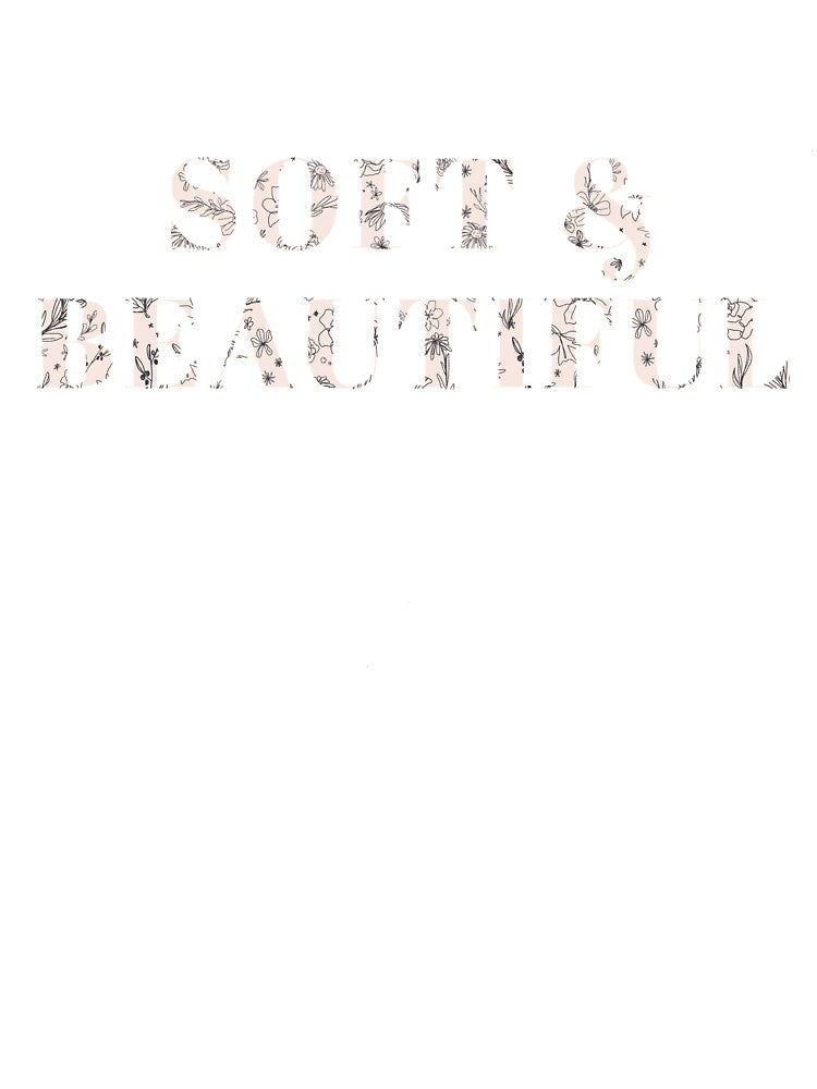 Soft and Beautiful Floral Type by juvenilepeace