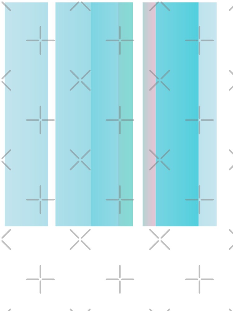 Soft blue and white vertical striped by lausn