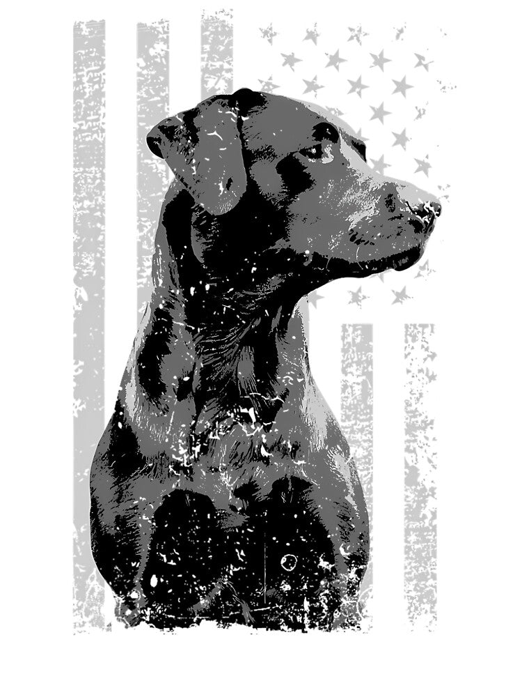 Patriotic USA Flag Black Labrador 	 for Lab Owners Short Sleeve by zhaoyimuteenr