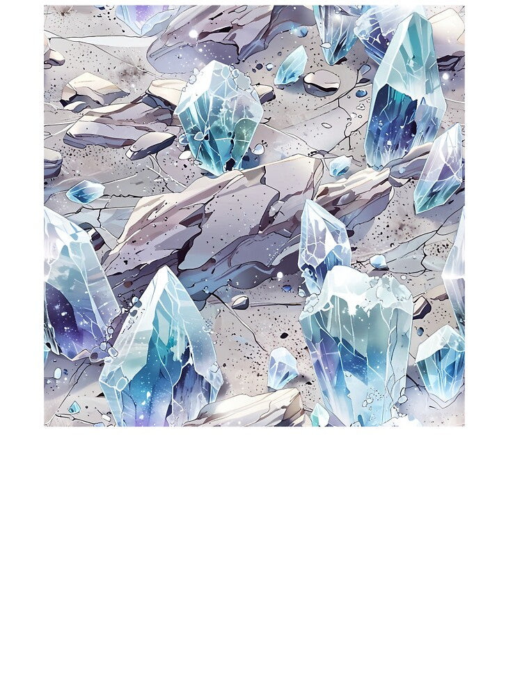 Dreamy landscape of oversized crystals by CoolPixels