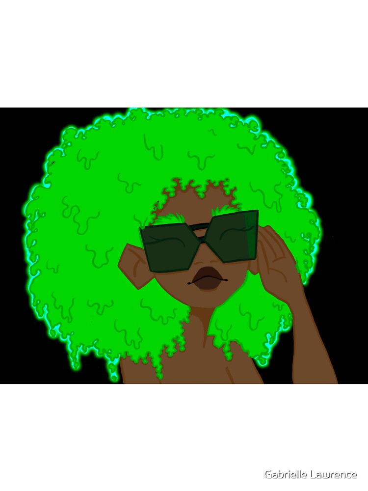 Toxic Melanin Cartoon by Gabrielle Lawrence