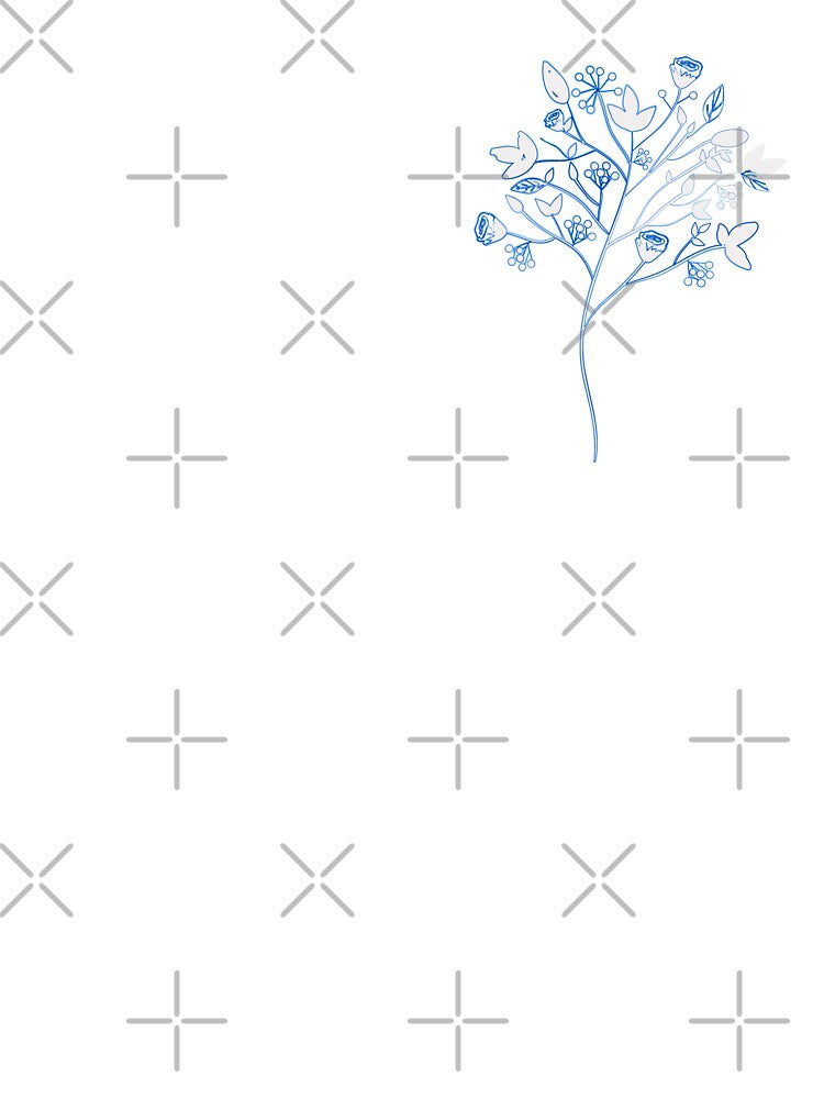 Sketched Tree - Blue by abusygirl