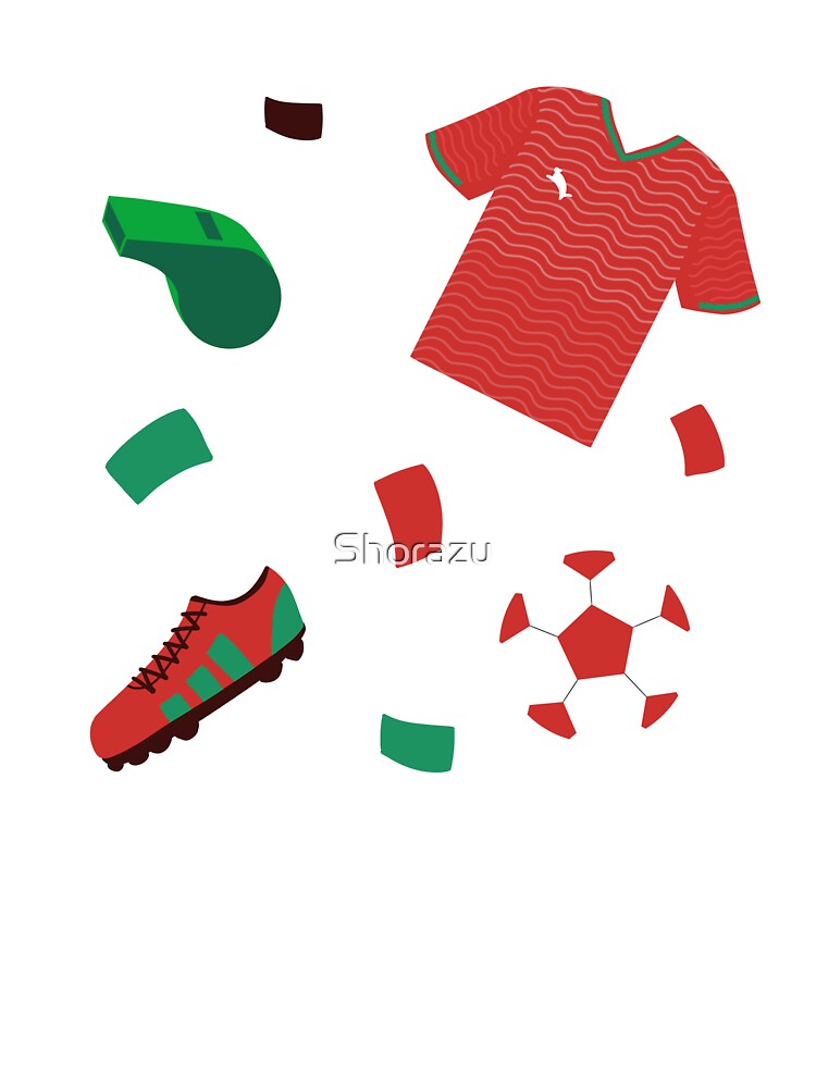 Portugal Football Kit Set – Soccer Jersey, Boots & Ball by Shorazu