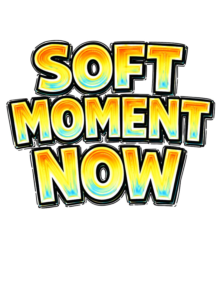 SOFT MOMENT NOW – hand drawn childlike typography by Mac Sketches