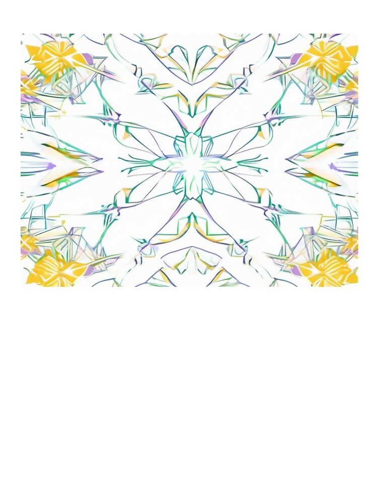 Whispering Petal Lines – Pastel Bloom Geometry by Colorshow-relax