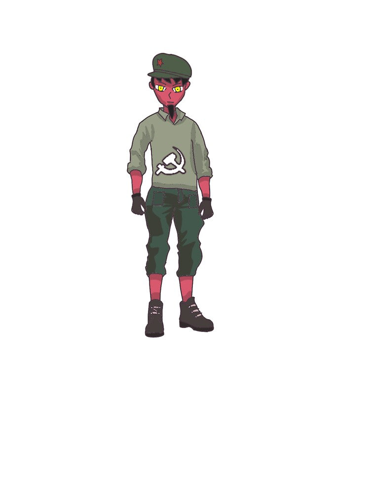 Maoist anime boy by seafire220