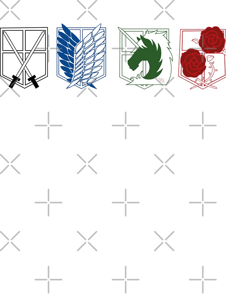 Silhouette design inspired by the anime shingeki no kyojin by mbs-desing
