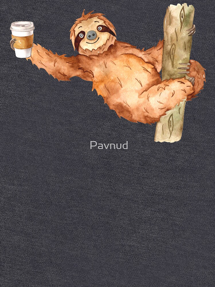 Sloth and Coffee by Pavnud