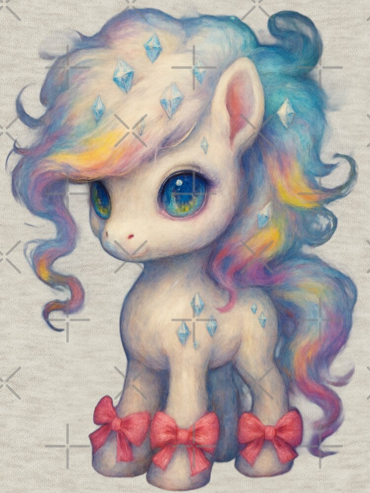Sweet Chibi Cotton Horse by Ecosetereos