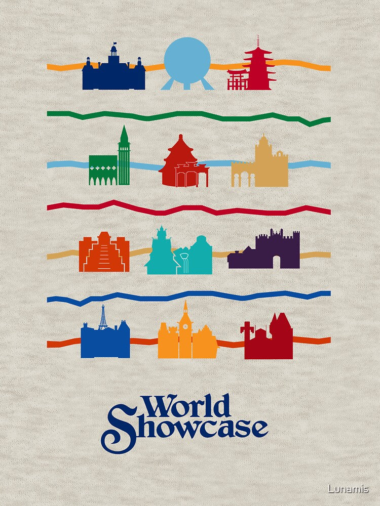 World Showcase Pavilions by Lunamis