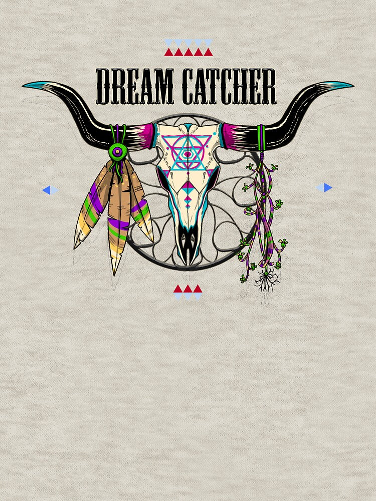 dream catcher - bull skull art by hayrpictures