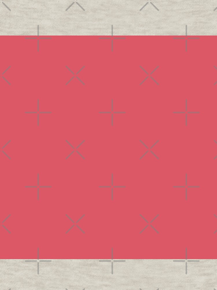 Plain Solid Color Coral Red Pink Vivid Pink Magenta  (C10 M80 Y50) by mimihuang creations