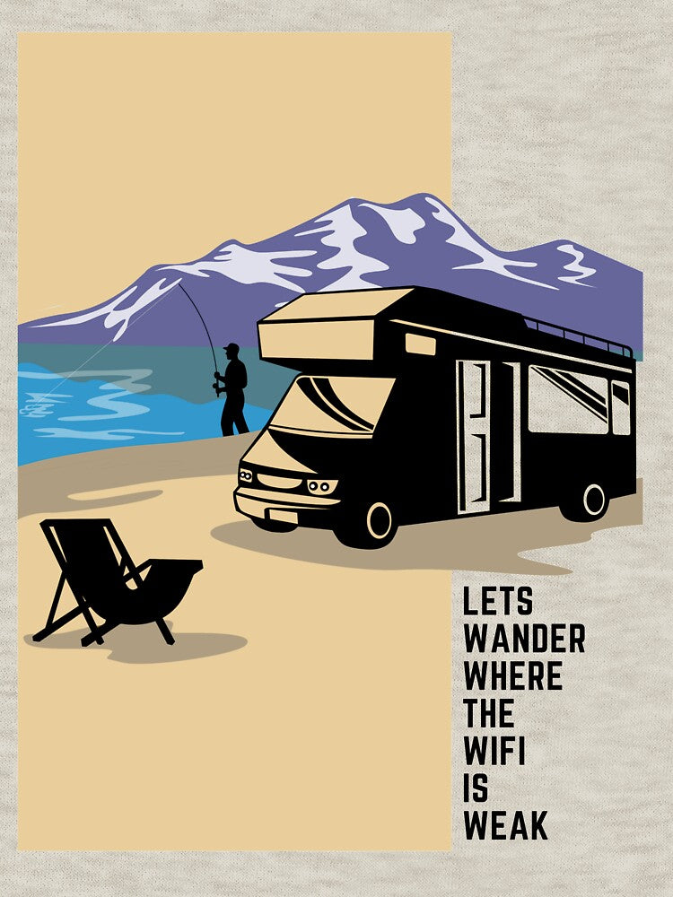 Camping on Wheels - T-shirts, Hoodies and Sweatshirts by TripsandPrints