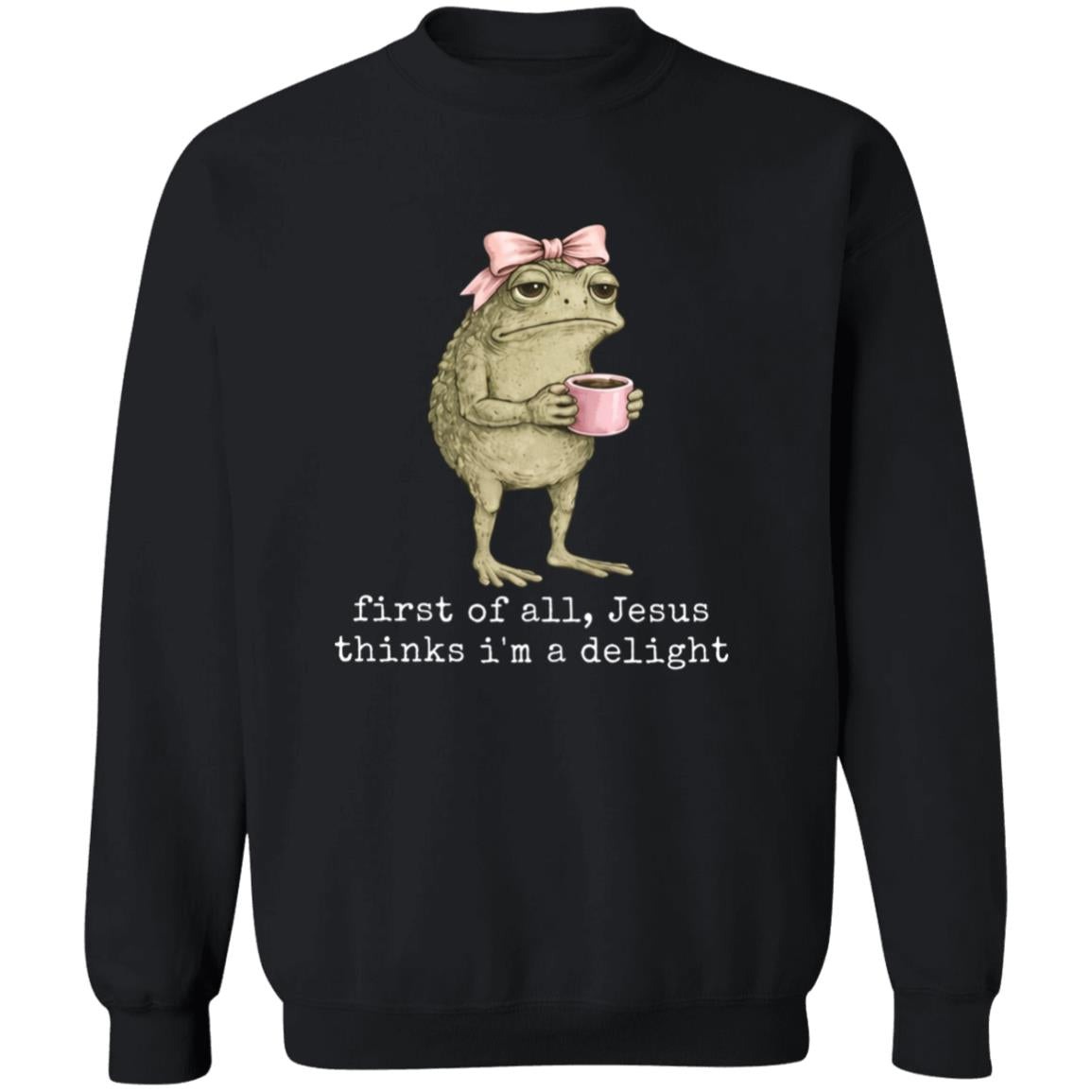 Christian Frog First Of All Jesus Thinks I’m A Delight Shirt
