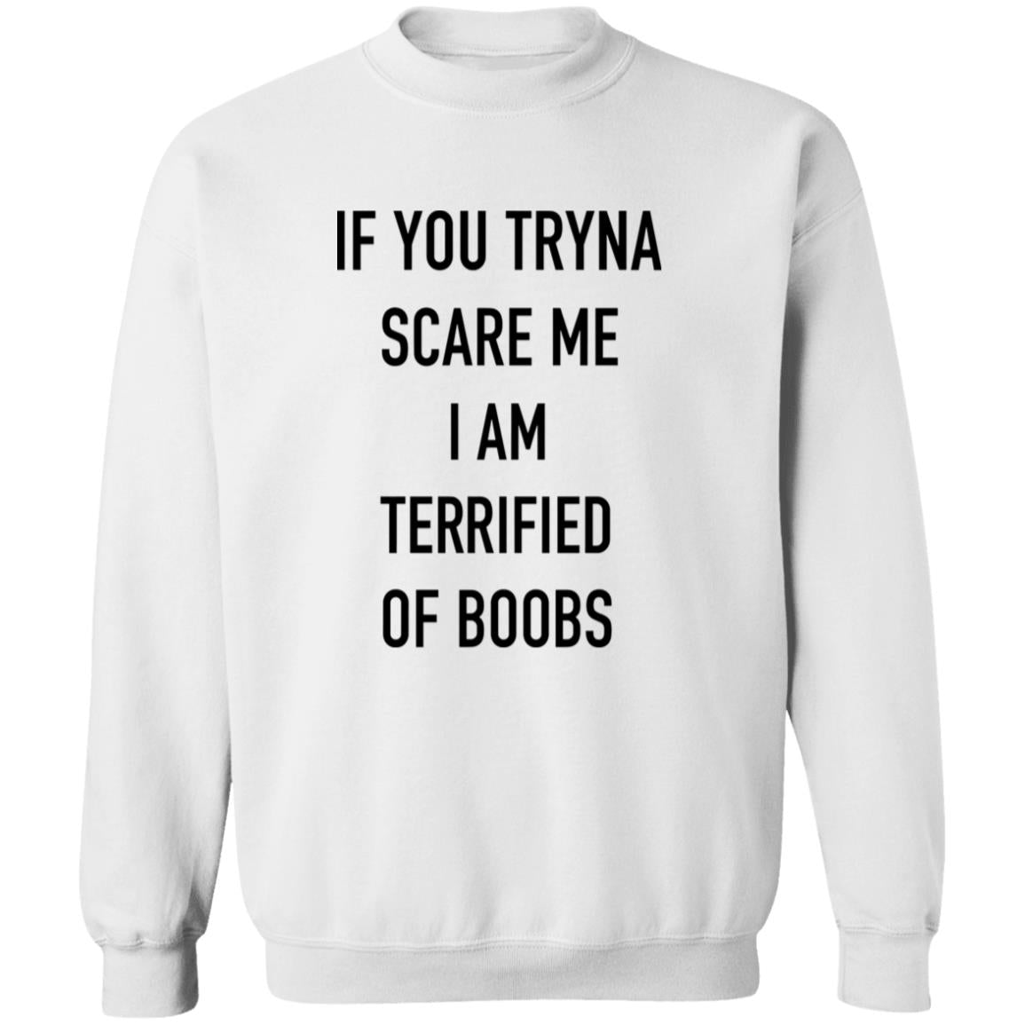 If You Tryna Scare Me I Am Terrified Of Boobs T-Shirt