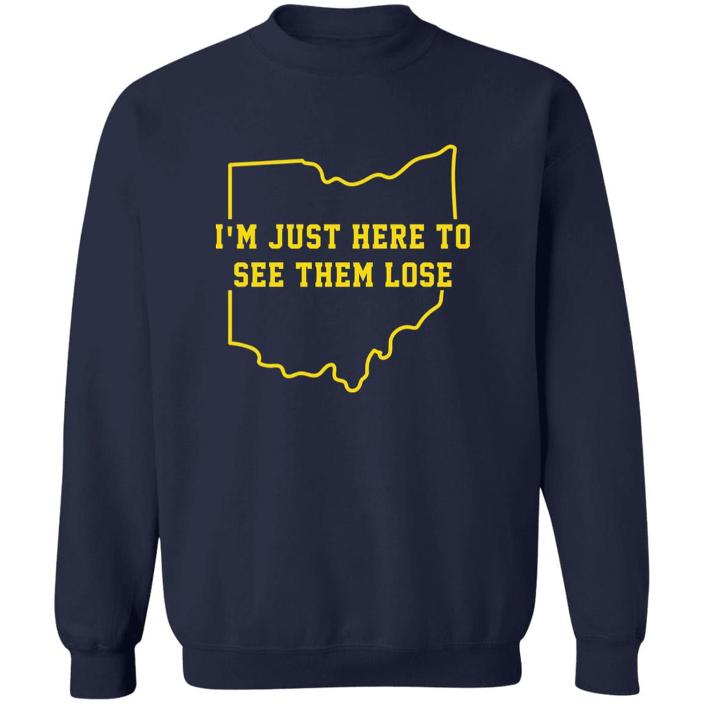 I’m Just Here To See Them Lose Ohio Map 2026 Shirt