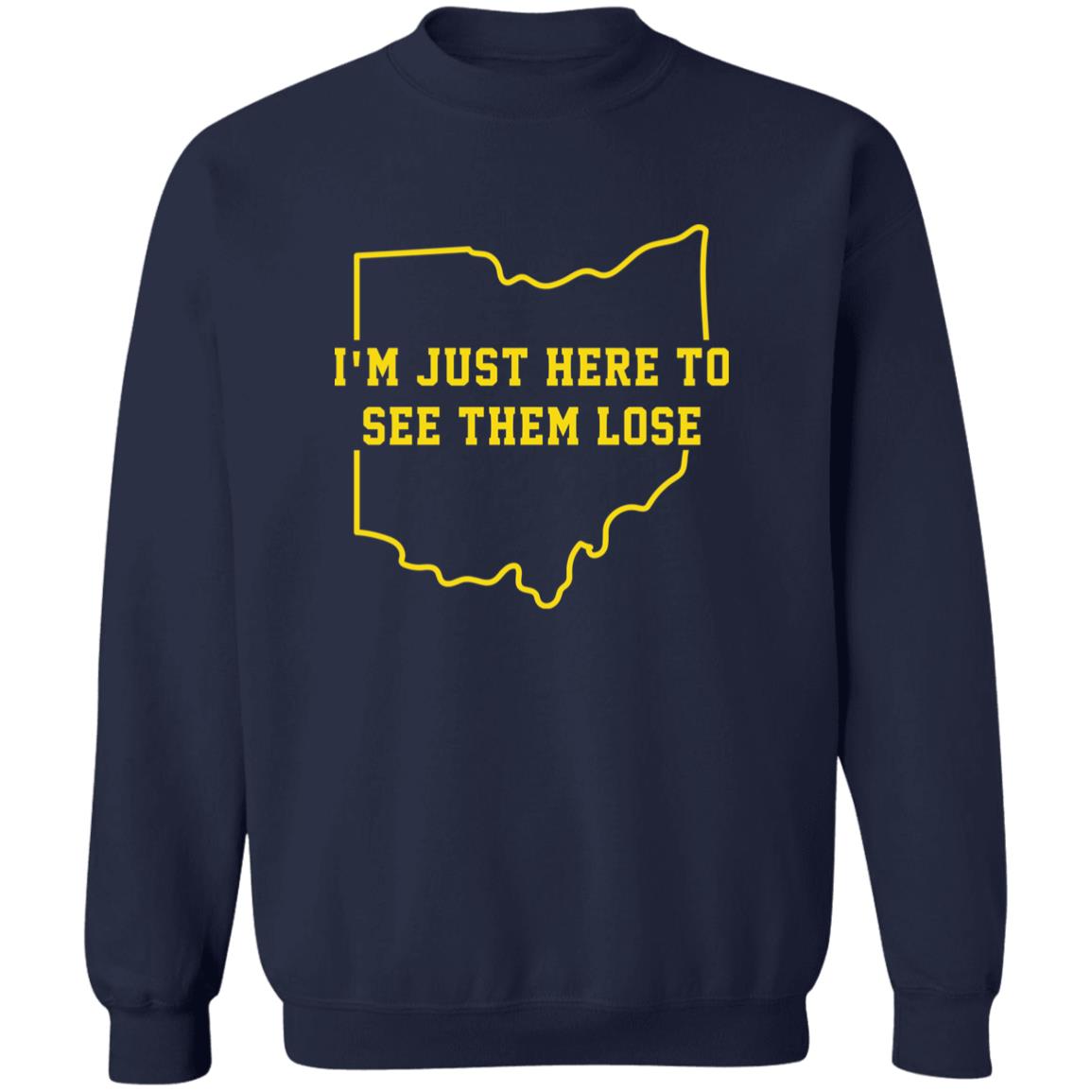 I’m Just Here To See Them Lose Ohio Map 2026 Shirt