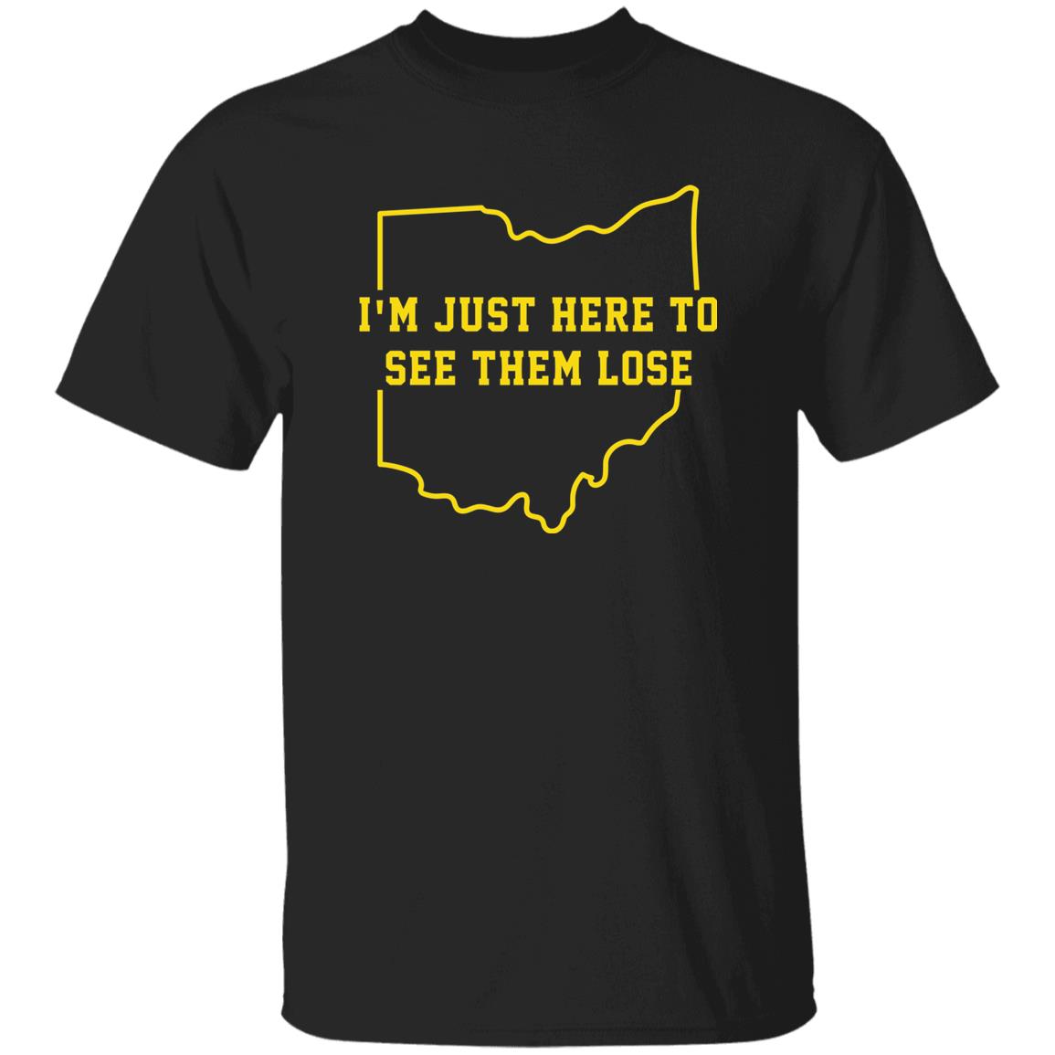 I’m Just Here To See Them Lose Ohio Map 2026 Shirt