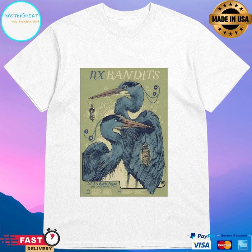Rx Bandits And The Battle Begun Tour 2026 20th Anniversary Shirt
