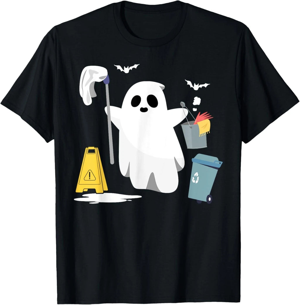 School Custodian Janitor Ghost Halloween Tee Gift Unisex T-Shirt