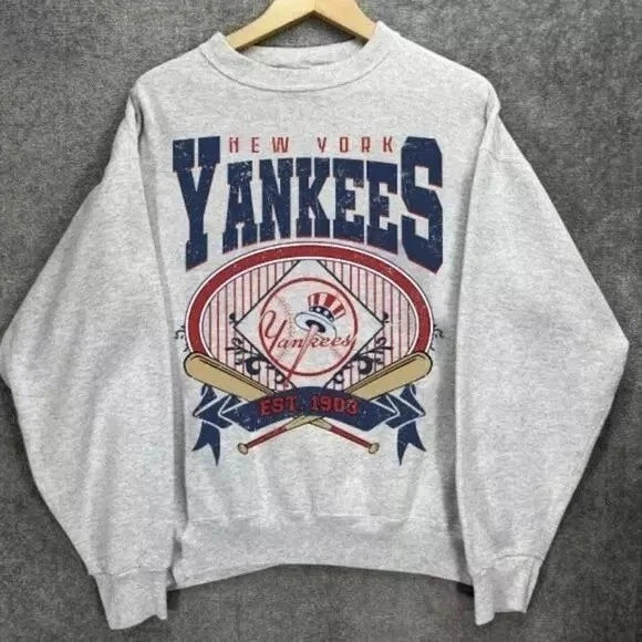 Vintage New York Yankees Est 1903 Sweatshirt Unisex Graphic Men Women
