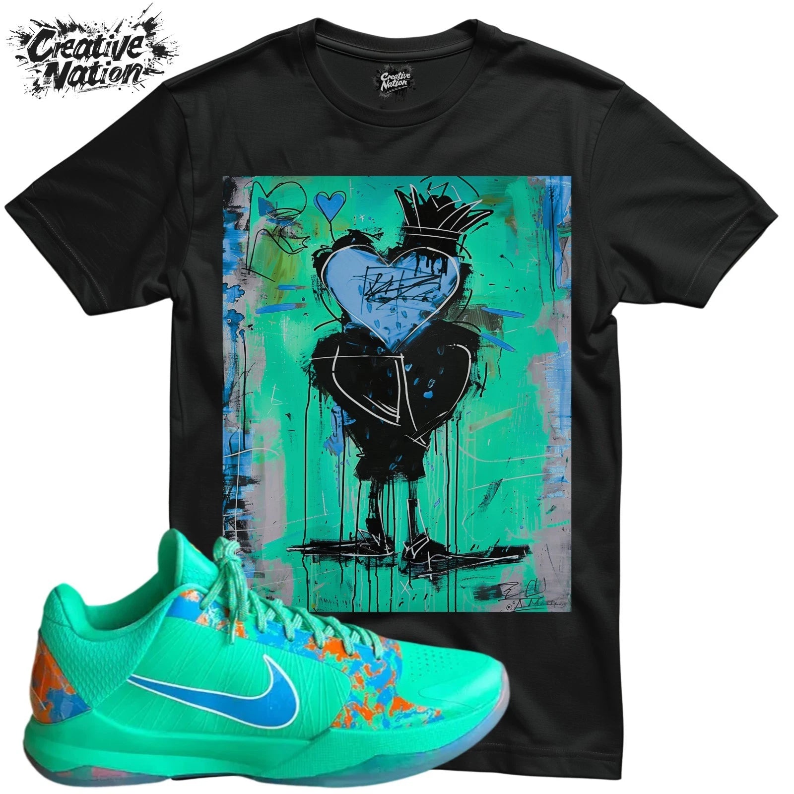 Shirt To Match 5 NY Unisex Tee Sneaker Shirt Heart Shirt For Sneaker Tee Outfit