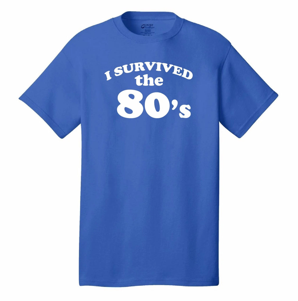 I survived the 80's funny cool retro t-shirt classic remember the good ol' days