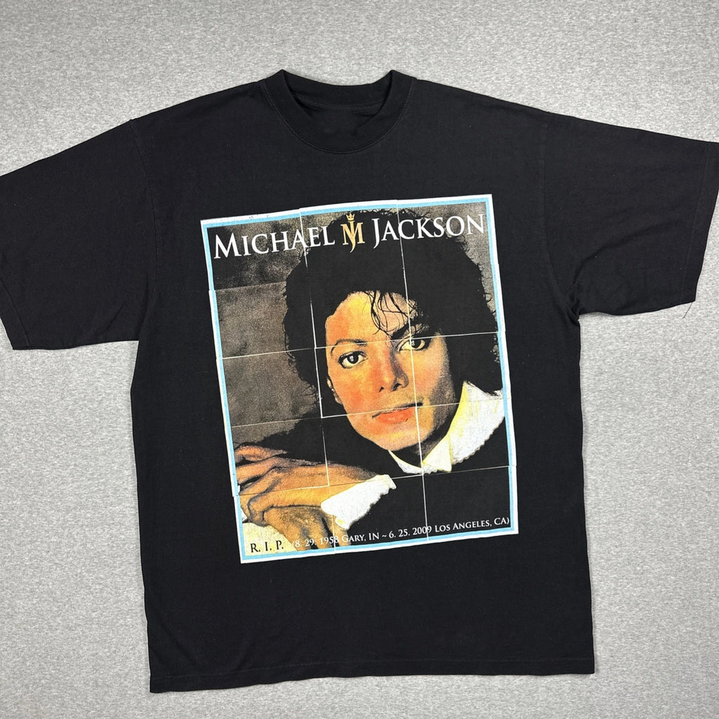 Vintage Michael Jackson T Shirt Black Memorial 2009 King Pop Music