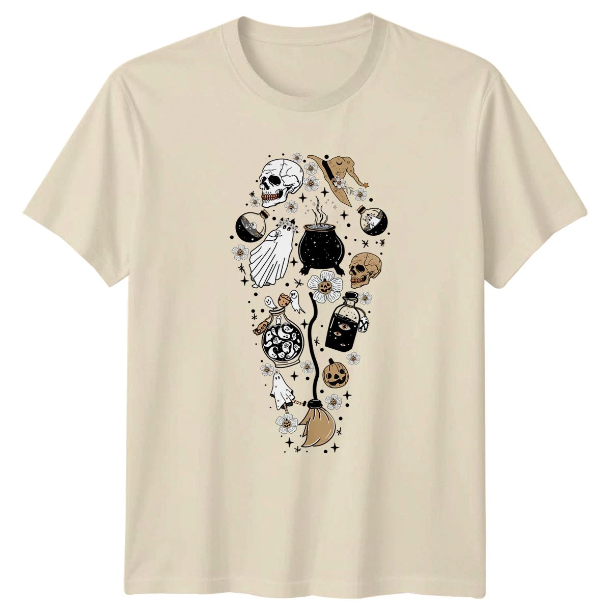 Boo Womens T-Shirt Spooky Aesthetic Halloween Halloween Gift For Her
