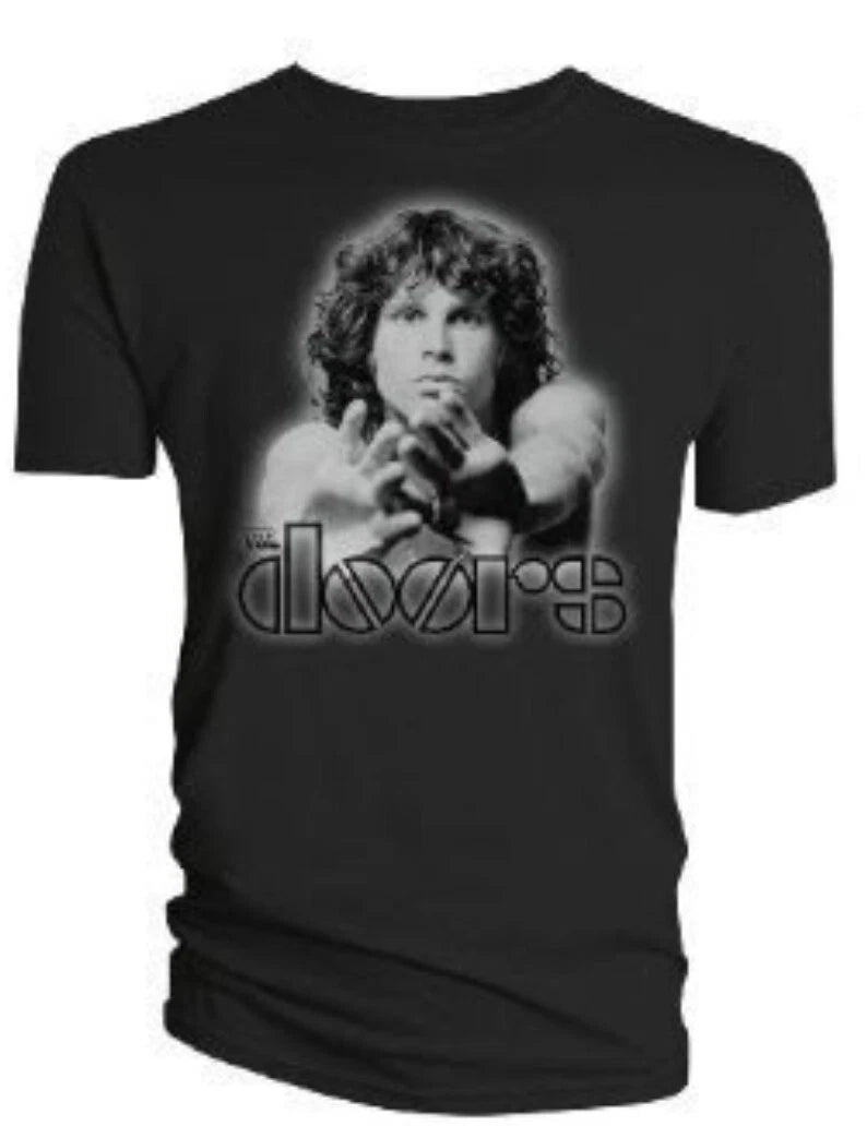 Doors  Black Break on Through Tee T-Shirt Mens MEDIUM