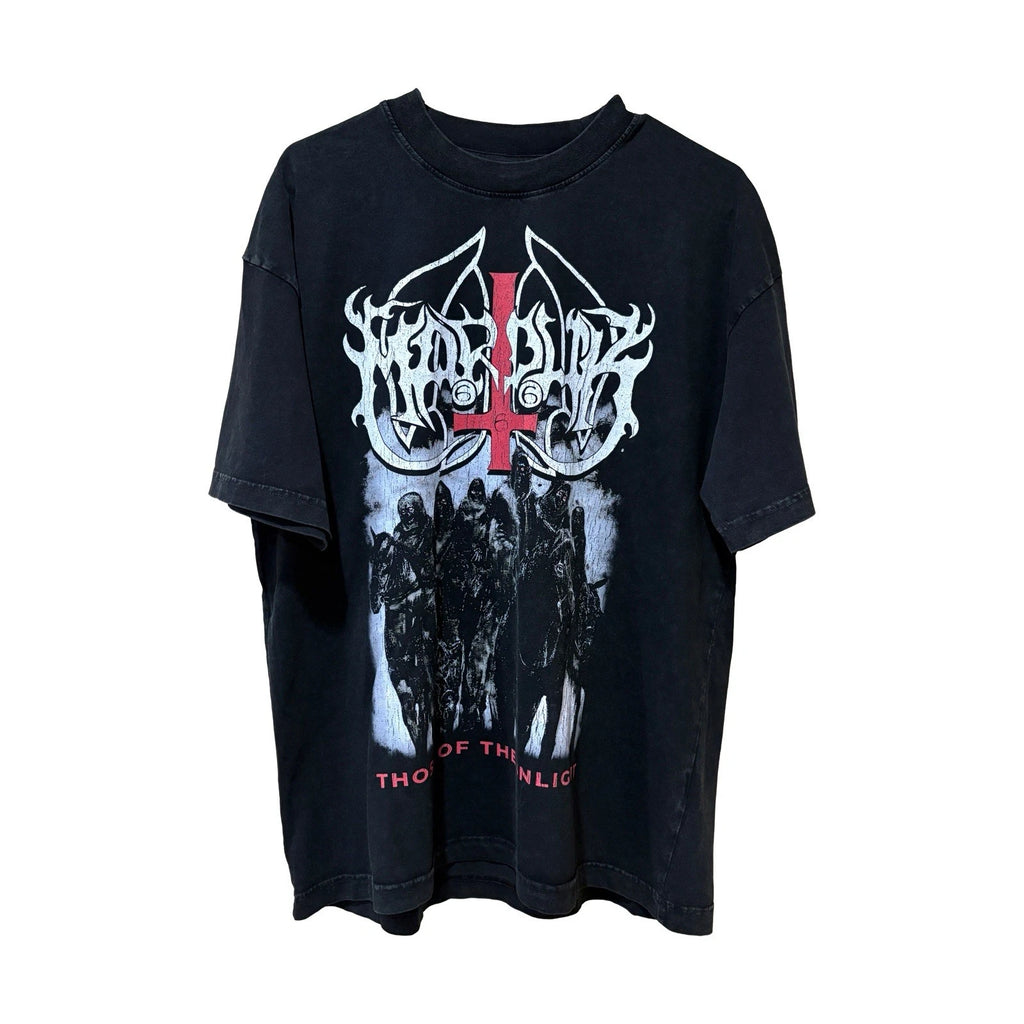 Marduk T-shirt - Black Metal Band Tee - Vintage Style Sunfade Shirt
