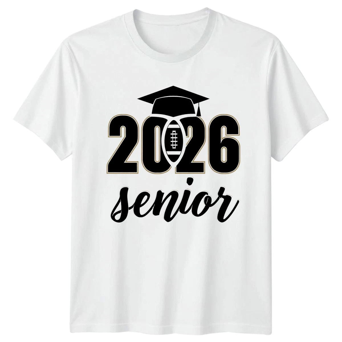 2026 Senior T-Shirt Football Graduation 2026 Graduation Gift For Him And Her