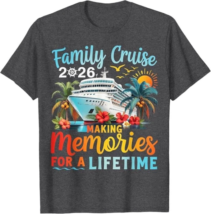 Family Cruise 2026 Family Cruise Vacation Summer Party T-Shirt