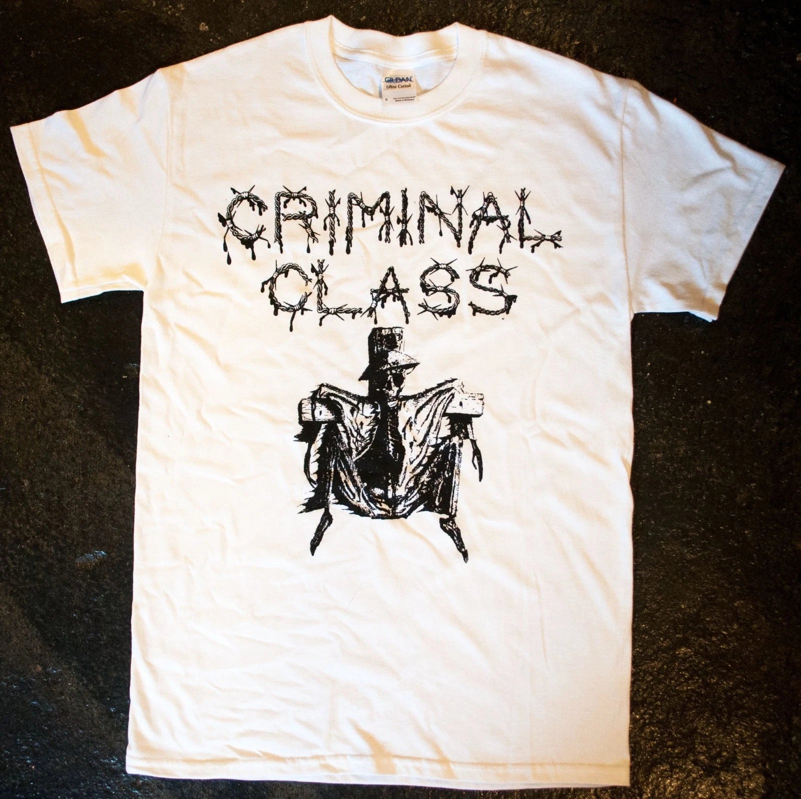 Criminal Class  - 'Fighting the System' T - Shirt (punk oi blitz cockney kbd)