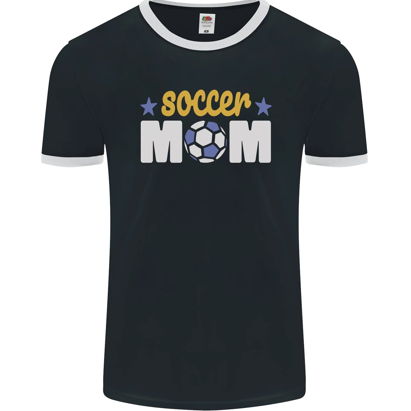Soccer Mum Mom Mens Ringer T-Shirt FotL