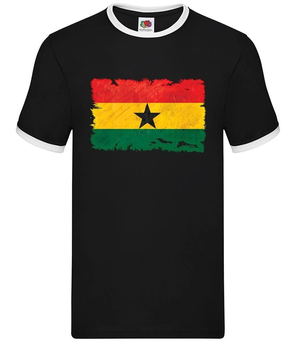 Ghana Grunge Flag Style - Men Ringtone - Ghana Country Travel Flags