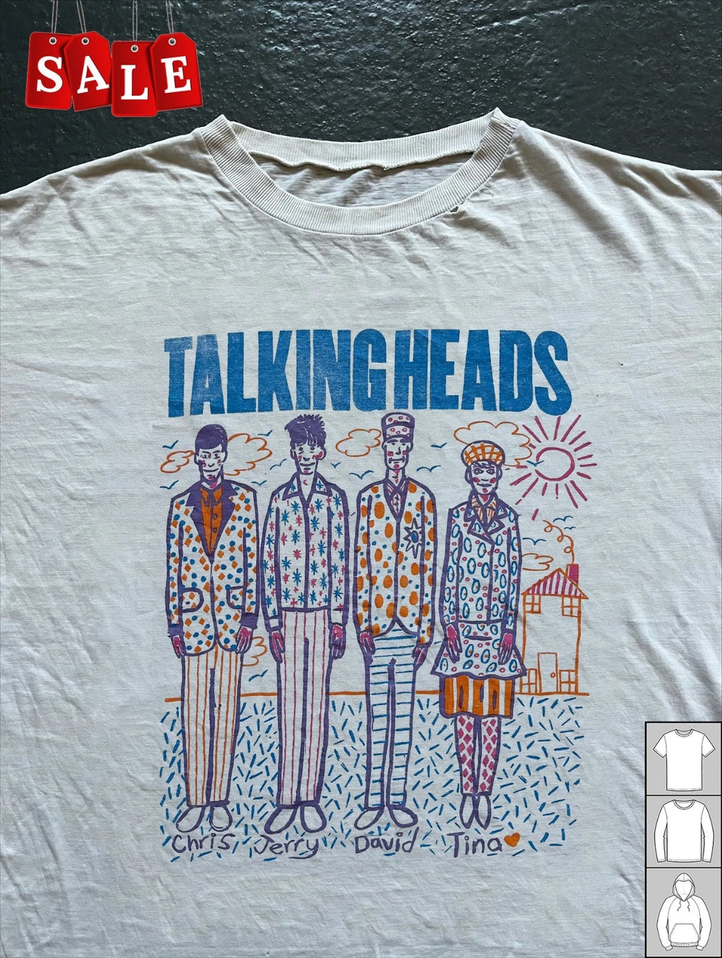New Talking Heads 1985 Vintage rock music  Unisex S-5XL Shirt OS426