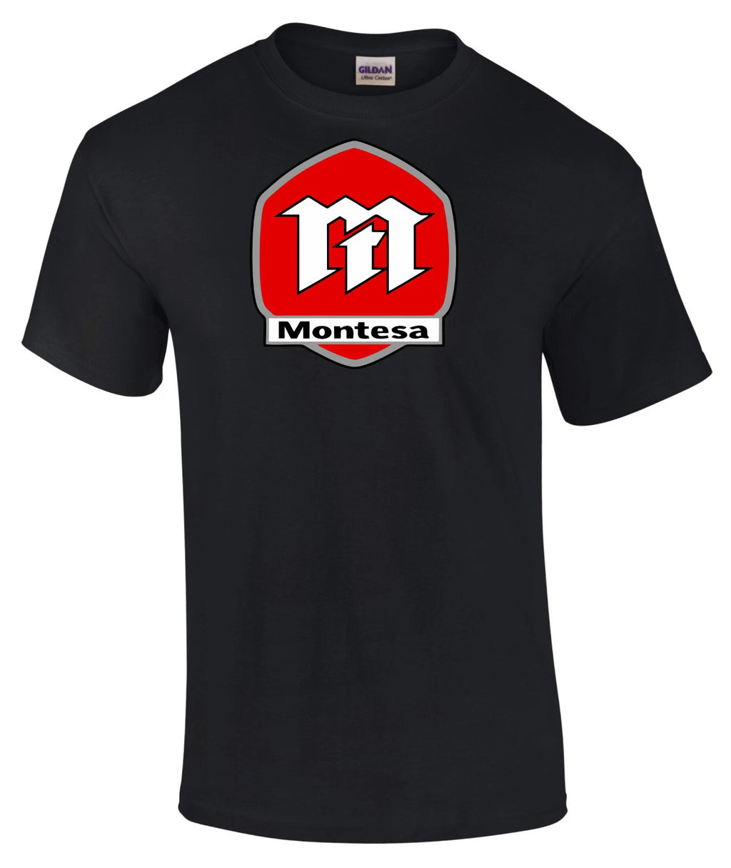 Montesa  Style  Motorcycle Printed T Shirt in 6 Sizes