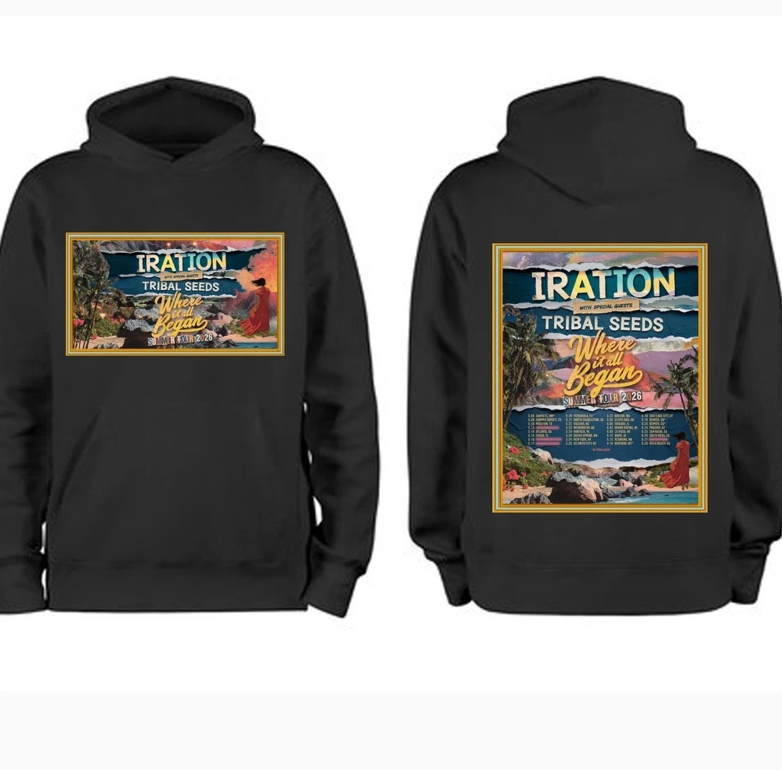 Iration Where It All Began Summer Tour 2026 T shirt Or Hoodie